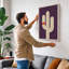 Cactus Bloom Minimalist - Wrapped Canvas-1774757515-1774757516
