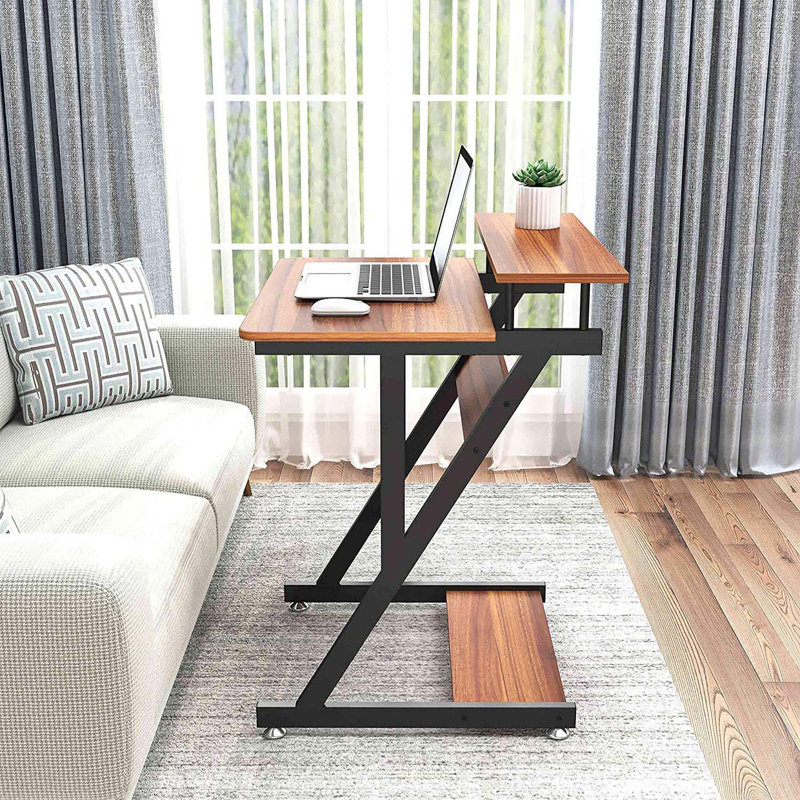 Corner Metal Base Computer Desk