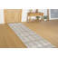 Tapis géométrique en polyester ivoire-177119103
