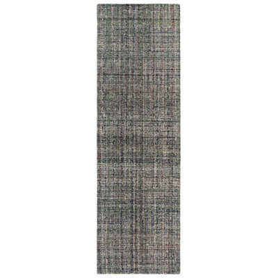 Abstract Hand Tufted Performance Solid Color Indoor Rug