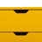 Coldiron Drawer Mid-Century Nightstand-467505741
