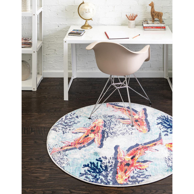 Leonville Indoor Rug, Round 4'