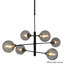 Ernesto 6 - Light Black Unique/Statement Pendant