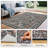 Floral Area Rugs for Living Room Washable Rugs Non Slip Boho Dining Room Carpet Vintage Botanical Print Low Pile Soft Carpet for Office Nursery Farmhouse-557840037