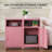 Katarra 26'' Tall Metal Nightstand Storage Cabinets With Lock-804624991