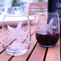 Turtle Stemless Wine Glasses Set of 4 - Christmas Gifts Beach Sea Turtle  Assortment Red Wine Glasses…See more Turtle Stemless Wine Glasses Set of 4  