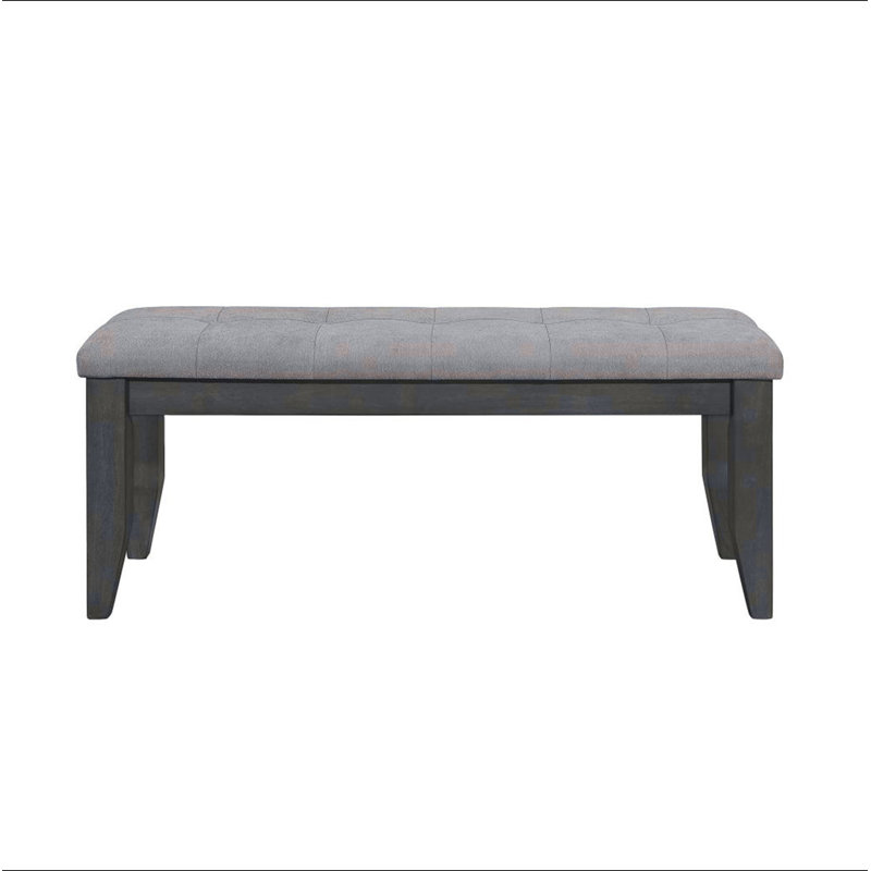 Banc de salle à manger rembourré en tissu