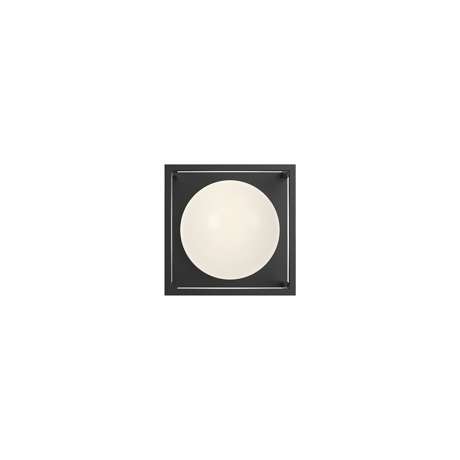 Davida Frosted Dimmable Bath Bar, Matte Black, 1