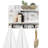 Alush Solid Wood Bathroom Shelves