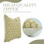 Housse de coussin à motif floral Fab divine - Artisan fait à la main pour canapé, Sangmarmar, vert clair-114981616