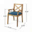 Outdoor Wood Dining Chairs,Club Armchair-1443340184