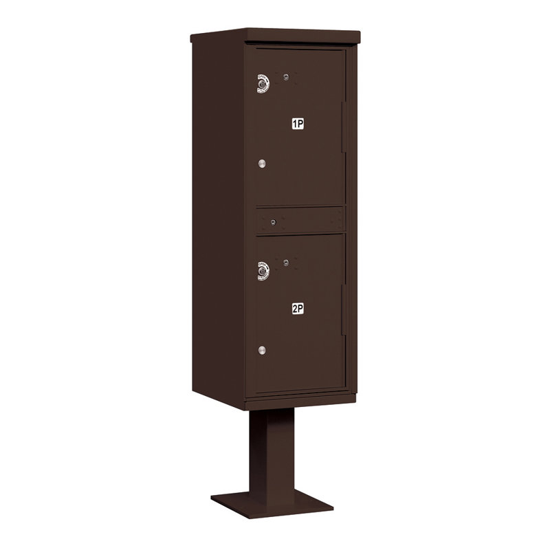 Ensemble de boîte à gouttes en aluminium 2 unités, Bronze