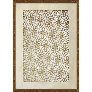 « dentelle pattern 6 », impression encadrée