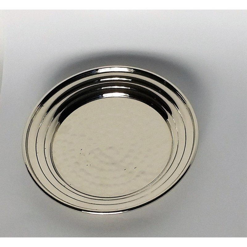 Alexandria Stainless Steel Round 1 Piece Coaster