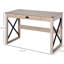 Pocola Solid Wood Base Computer Desk