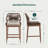 Boho Rope Counter Stools Set of 2-609754221