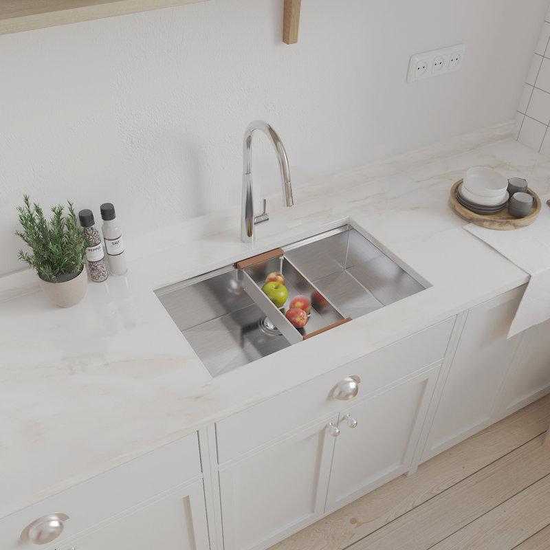 32 X 18 Inch Undermount Workstation Sink
