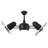 41" Dagny 6 - Blade LED Dual Ceiling Fan with Remote Control and Light Kit Included-9689391-9247152
