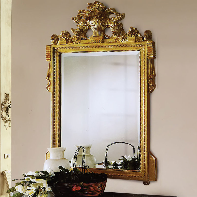 Miroir décoratif biseauté traditionnel