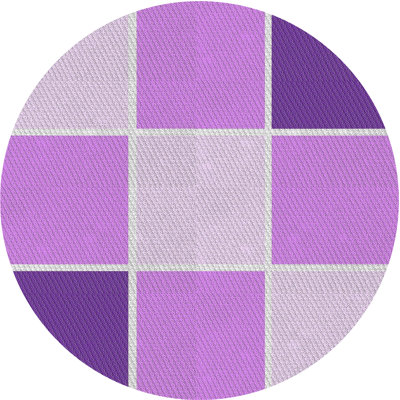 Tapis mauve à motif géométrique Kimbro