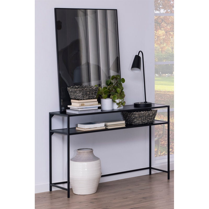 Imel 120cm Console Table, Ash Black