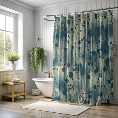 Rideau de douche Droplet Art - Premium