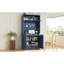 Garde-manger compact Topmax, buffet de 69 po de hauteur avec huche et poste de travail pliable, armoire de rangement multifonctionnelle avec tablette réglable et prise de courant pour la salle à manger, le salon et le bleu foncé-131519049