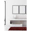 Tapis décoratif en laine rouge foncé de conception unique 4 pi 1 po x 6 pi 8 po noué à la main new age rizbaft