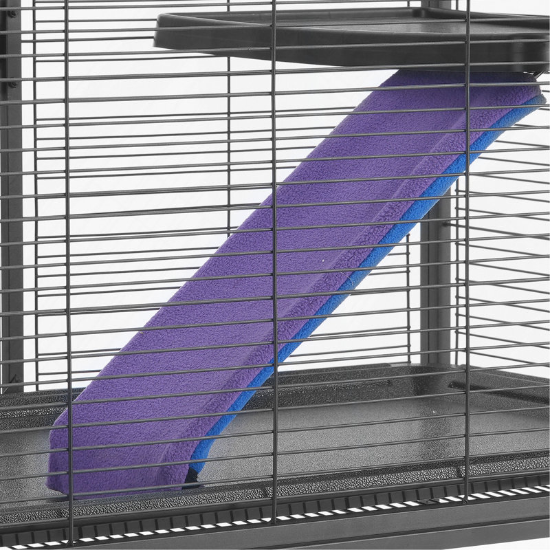 Cage à furet sur roulettes 36 po 2 niveaux, H 24,41 po x l 31,5 po x P 5,91 po