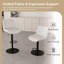 Tabourets de bar pivotants à hauteur réglable (35,03 à 43,7 pouces), dossier et tissu tricoté doux-950452067