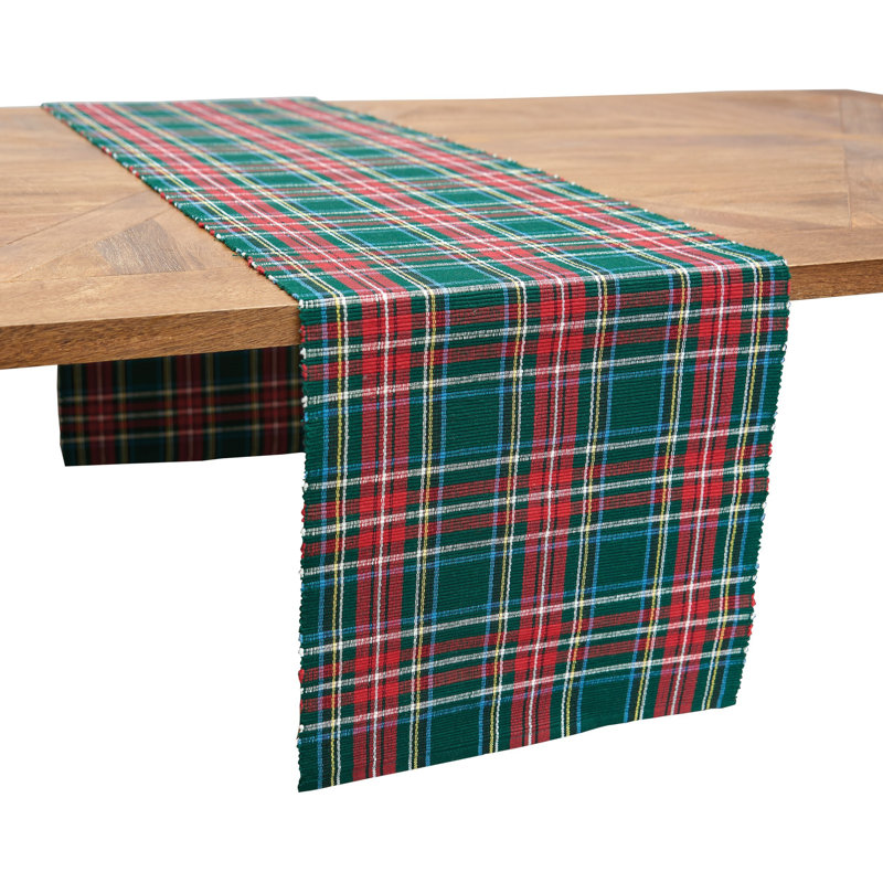 Nimue Plaid 100% Cotton Christmas Table Runner