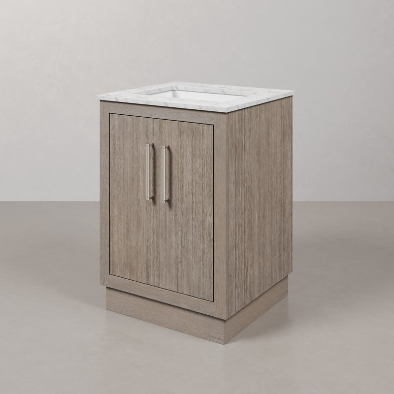 Hugo 24'' W Single Vanity, Chrome