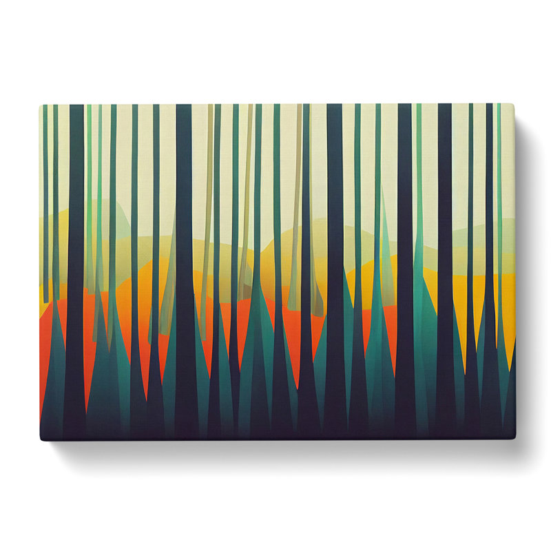 Unreal Abstract Forest - Wrapped Canvas, 40cm H x 60cm W x 3cm D