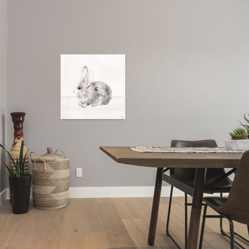 Petits animaux II, art contemporain abstrait, H 24 po x l 24 po