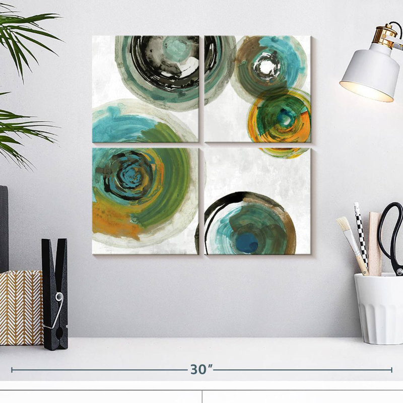 Spirals II, 18" H x 18" W
