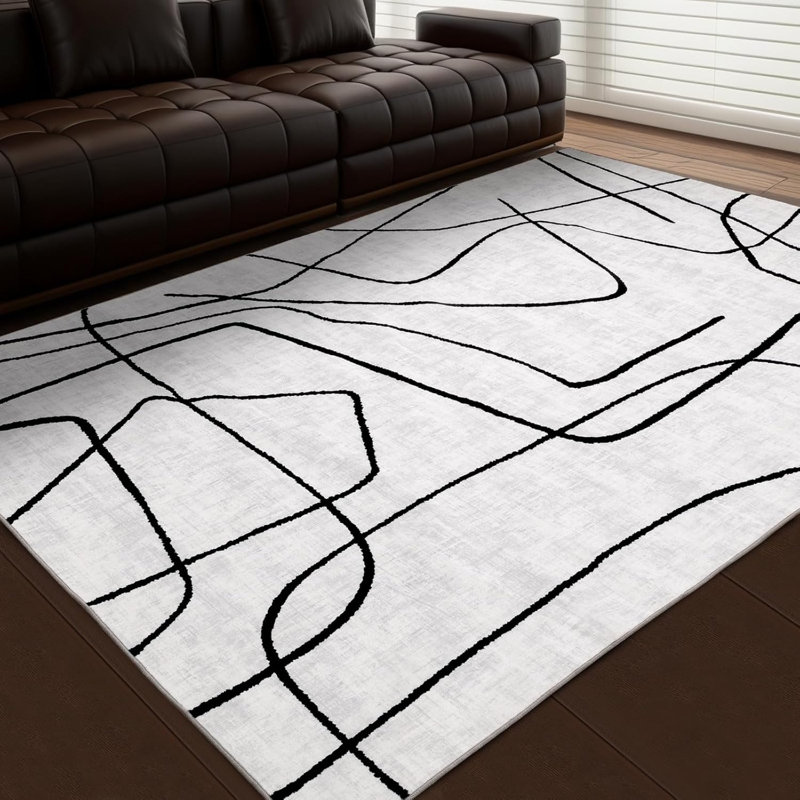 Black And White Carpet