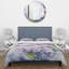 Ensemble de housse de couette en microfibre / polyester mauve-327158879