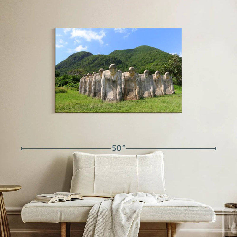 Anse Cafard Slave Memorial, 26" H x 39" W