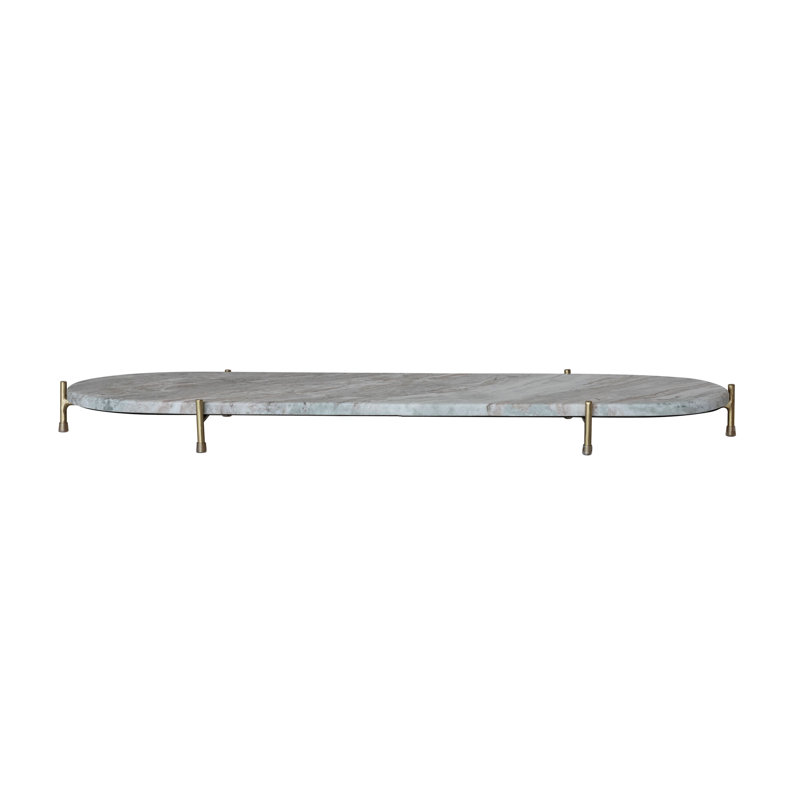 Decorative Marble Tray With Stand