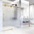 Elan 56-60" W x 74" H Sliding Frameless Shower Door with 3/8" Fluted Glass-98714540