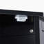 Armoire de rangement noire en coin Triangle-1667704626