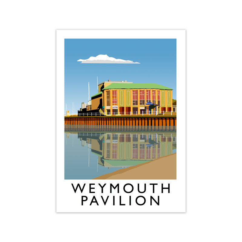 Weymouth Pavilion by Richard O'Neill - Print, 297 cm H x 21 cm W