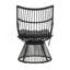 Charming Wicker Chair And Side Table Set For Relaxing Outdoors