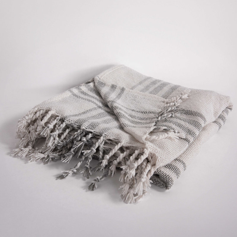  Jeté tissé, Gris