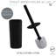 Ensemble de 2 brosses de toilette en acrylique Bath Bliss-72848382