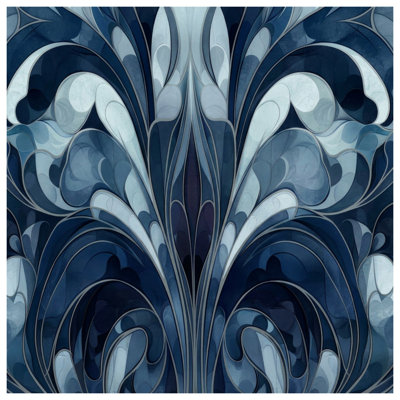 Blue Ornamental Design Comforter