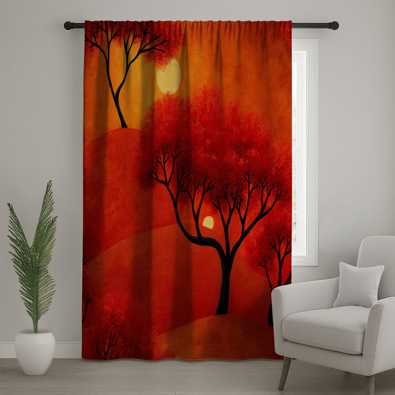 Rideaux de fenêtre Sunset, 50" x 92" - 1 Panel, Blockout