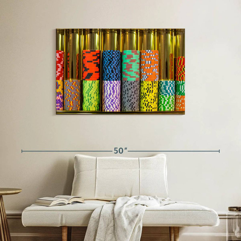Senne Gambling Chips, 26" H x 39" W