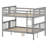 Functional Bunk Bed Featuring Easy-Access Ladder for Guest Room and Bedroom Furniture-1775411330