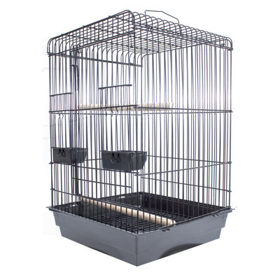 Pohlman Parrot Starter Kit Bird Cage with Food Access Doors